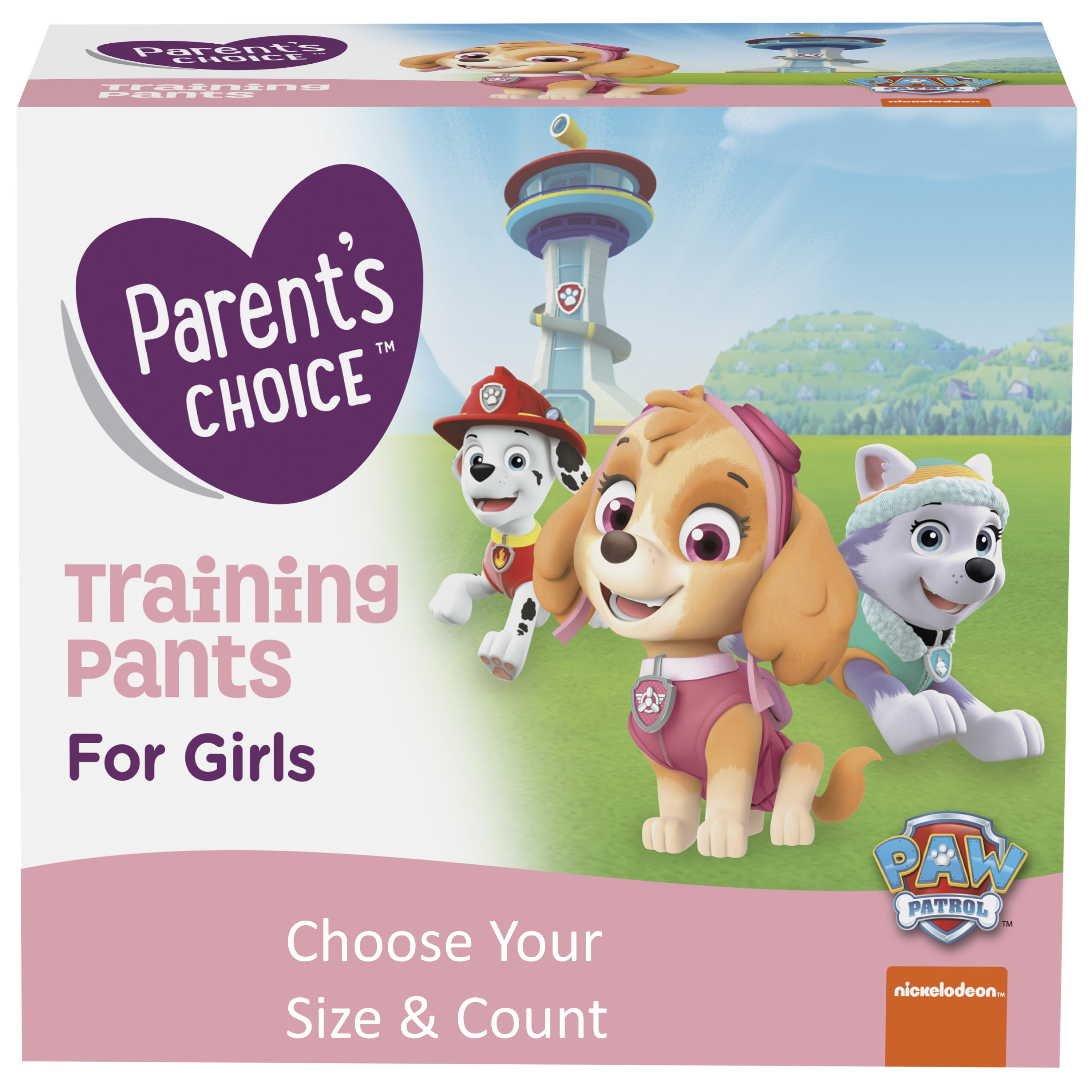 Parents Choice Girls Training Pants, 4T - 5T, 70 Hong Kong